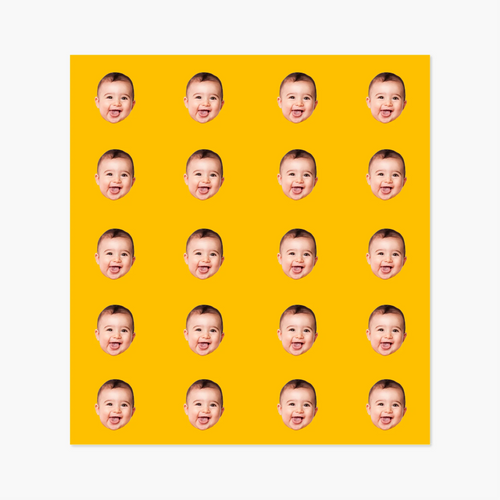 Custom Face Wrapping Paper - Perfect Custom Gifts for Family and Friends