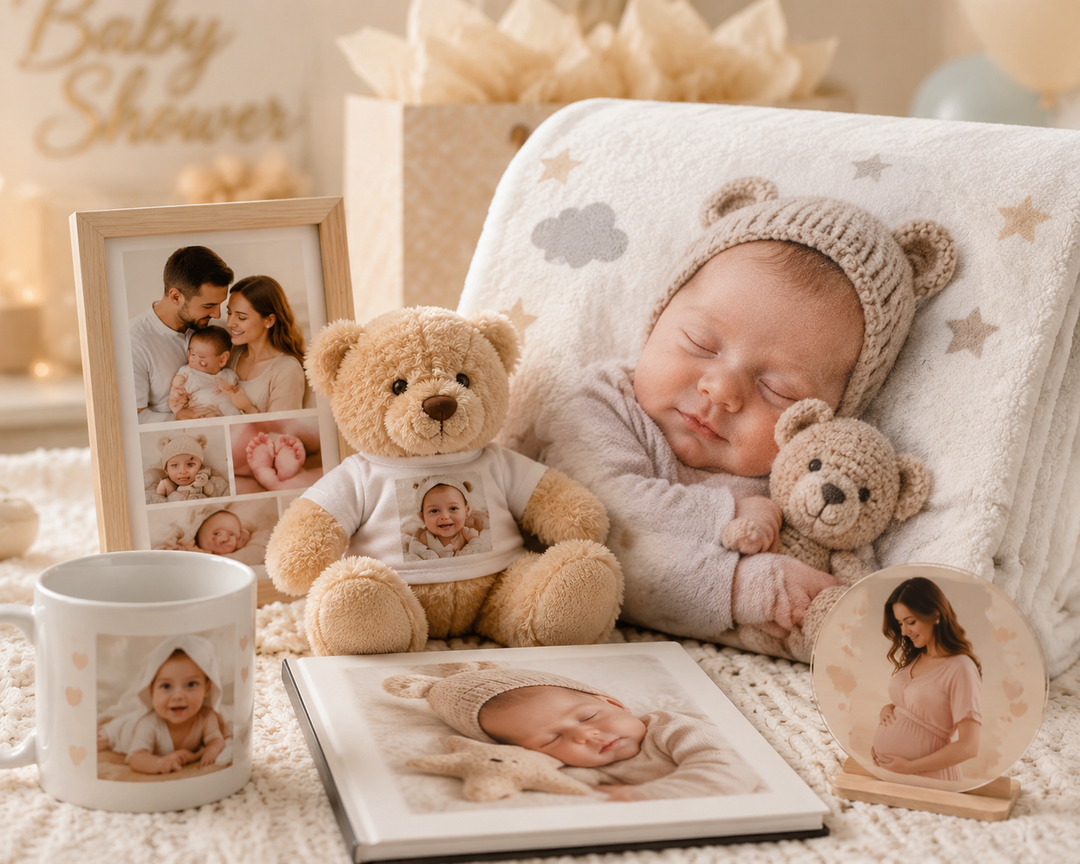 Baby Shower Gift Ideas With a Personalized Photo: 15 Ideas They'll Keep Long After the Party