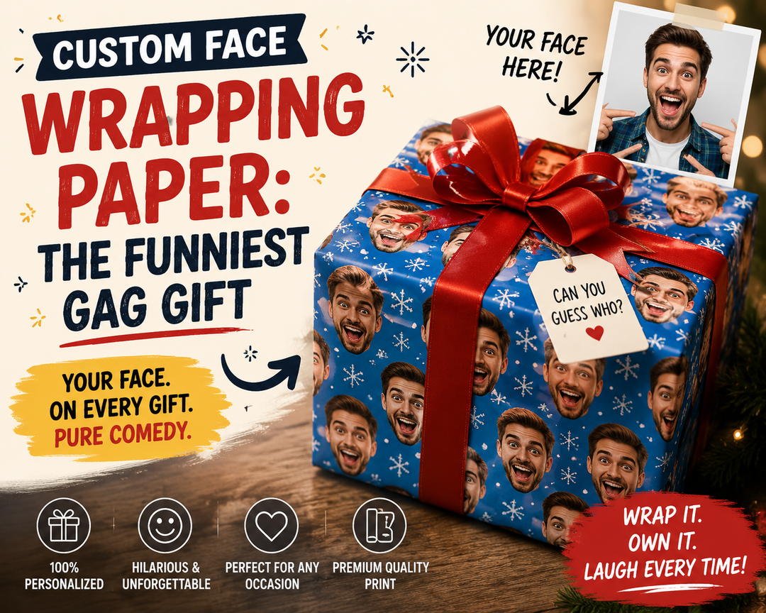 Custom Face Wrapping Paper
