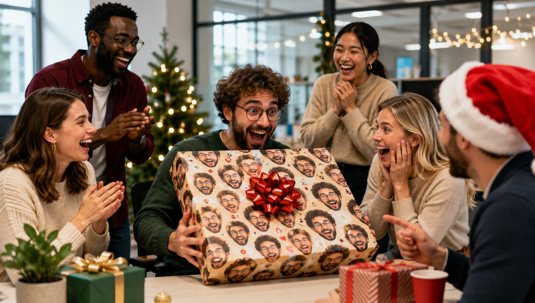  custom face wrapping paper 