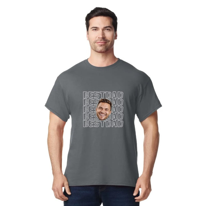 Custom Face T-Shirt - Perfect Gift For Father's Day