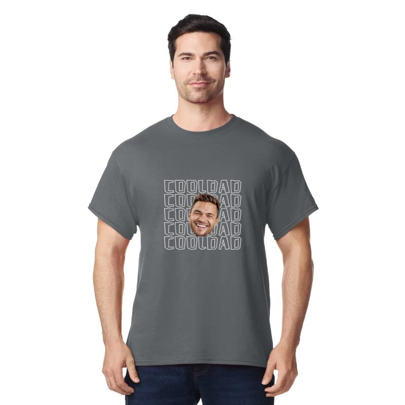 Custom Face T-Shirt - Perfect Gift For Father's Day
