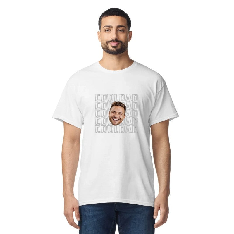 Custom Face T-Shirt - Perfect Gift For Father's Day