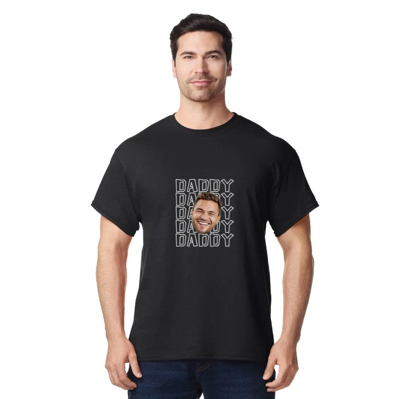 Custom Face T-Shirt - Perfect Gift For Father's Day