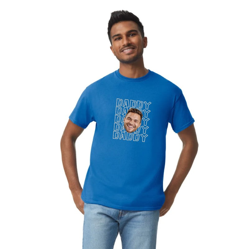 Custom Face T-Shirt - Perfect Gift For Father's Day