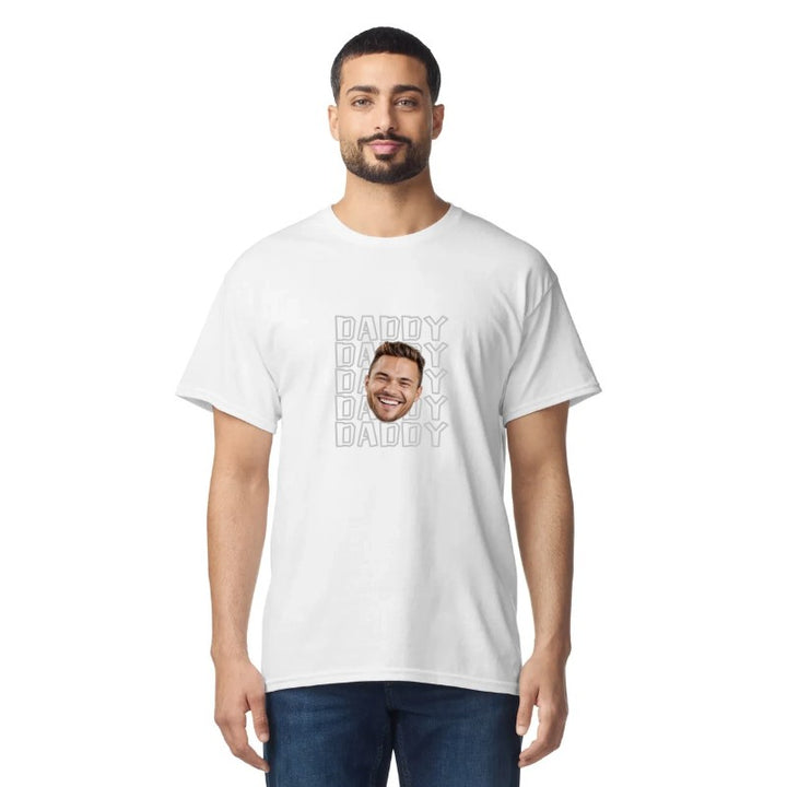 Custom Face T-Shirt - Perfect Gift For Father's Day