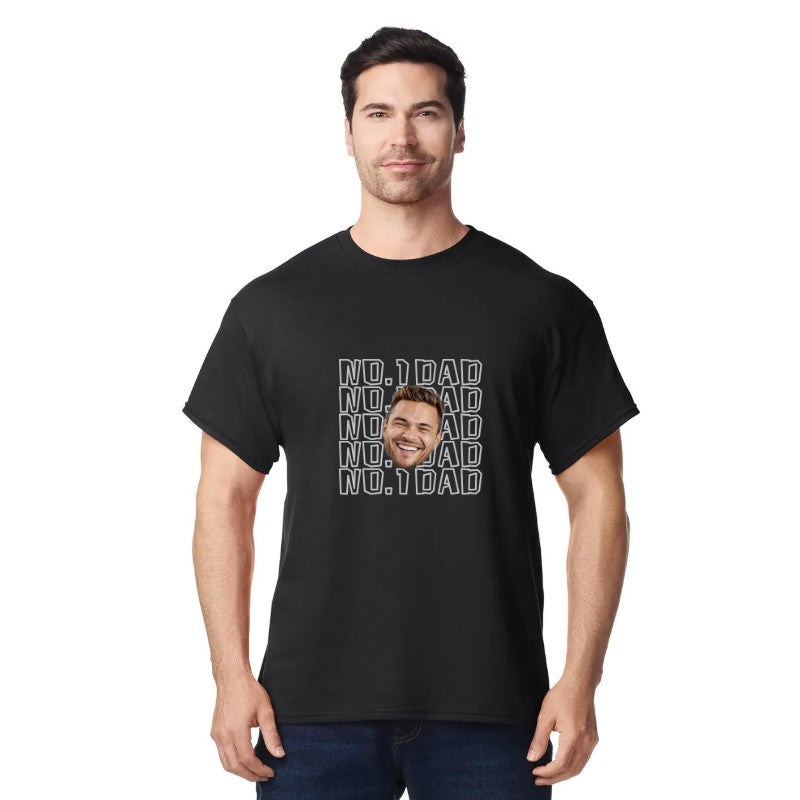 Custom Face T-Shirt - Perfect Gift For Father's Day
