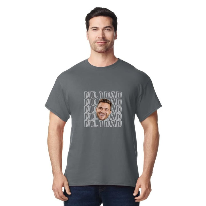 Custom Face T-Shirt - Perfect Gift For Father's Day