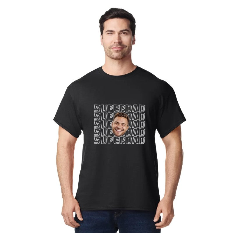 Custom Face T-Shirt - Perfect Gift For Father's Day