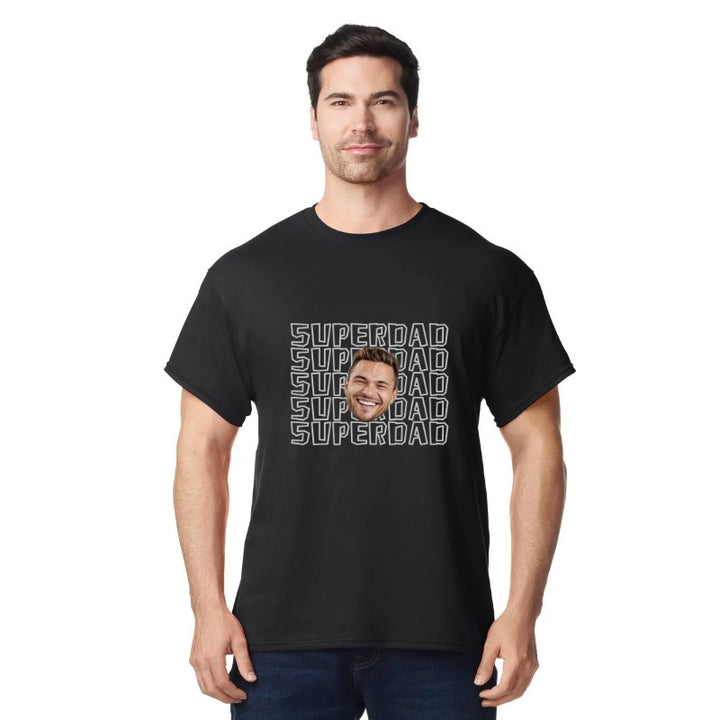 Custom Face T-Shirt - Perfect Gift For Father's Day