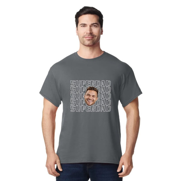 Custom Face T-Shirt - Perfect Gift For Father's Day