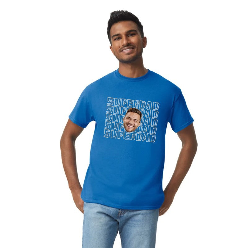 Custom Face T-Shirt - Perfect Gift For Father's Day