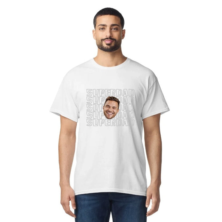 Custom Face T-Shirt - Perfect Gift For Father's Day