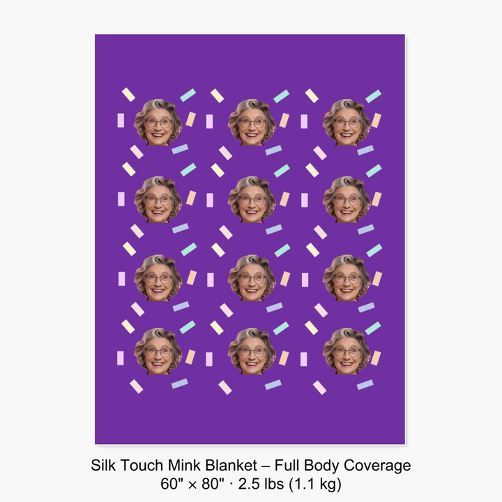 Silk Touch Mink Blanket – Full Body Coverage 60" × 80" · 2.5 lbs (1.1 kg) 