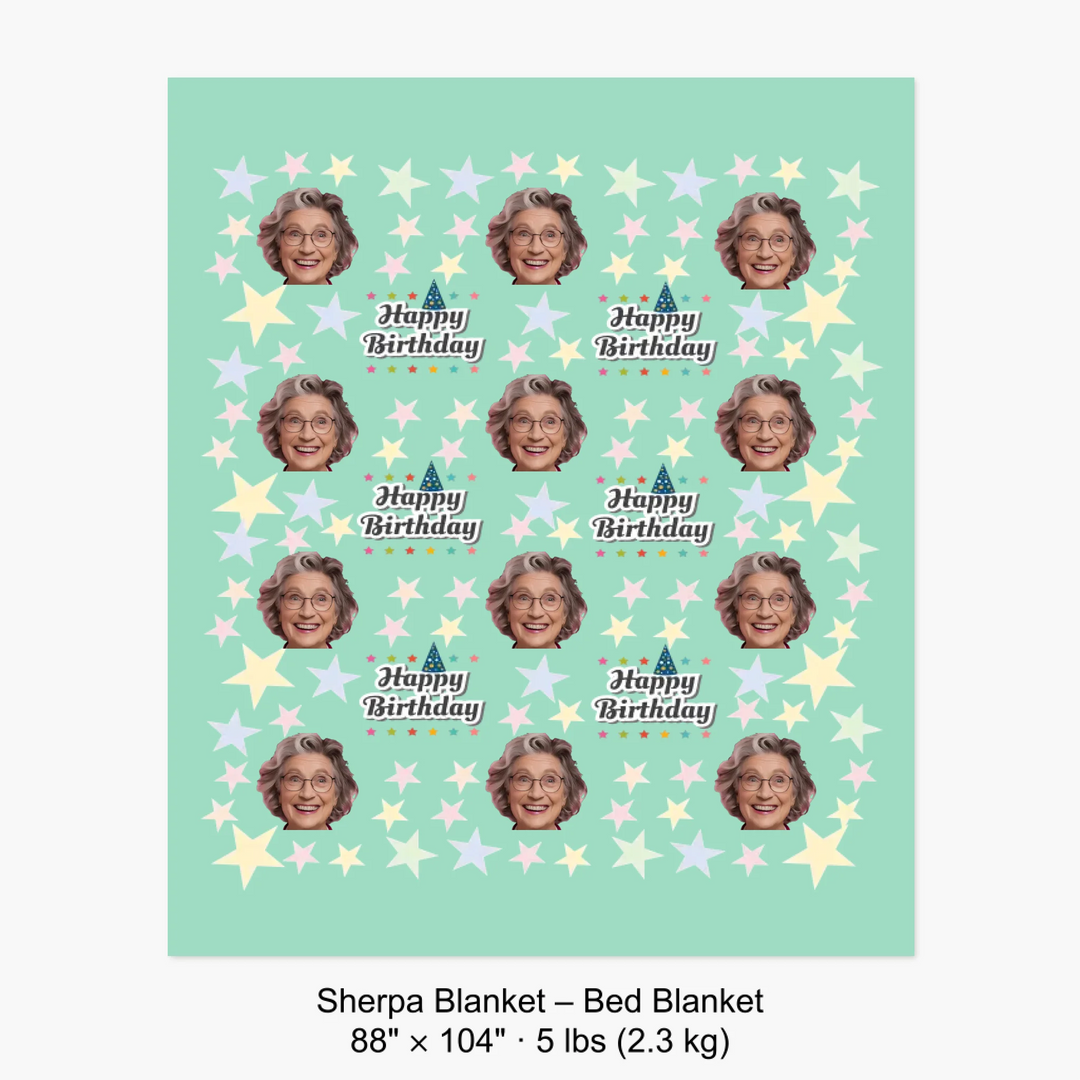Sherpa Blanket – Bed Blanket 88" × 104" · 5 lbs (2.3 kg) 