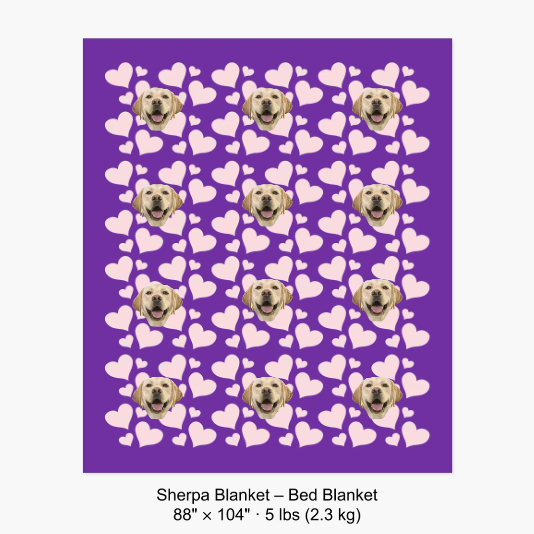 Sherpa Blanket – Bed Blanket 88" × 104" · 5 lbs (2.3 kg) 
