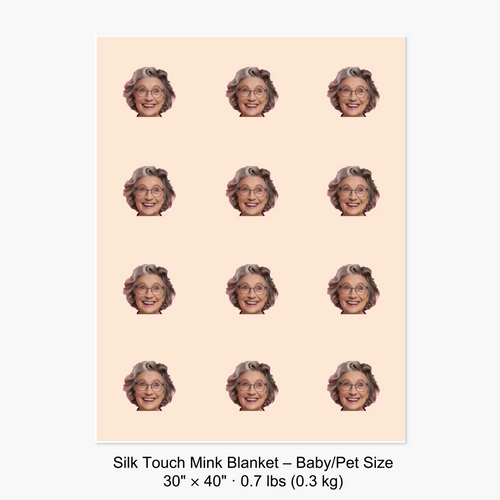 Custom Face Blanket - Perfect Custom Gifts