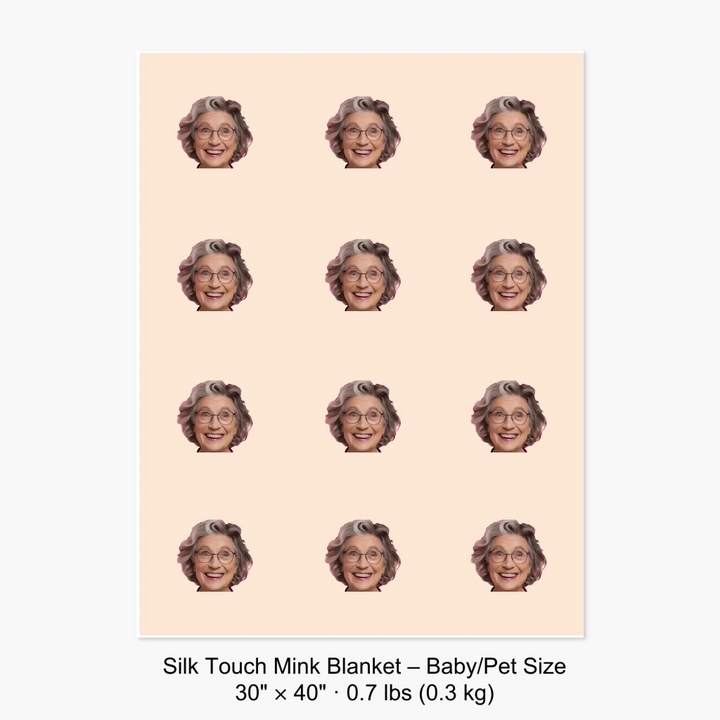 Silk Touch Mink Blanket – Baby:Pet Size 30" × 40" · 0.7 lbs (0.3 kg) 