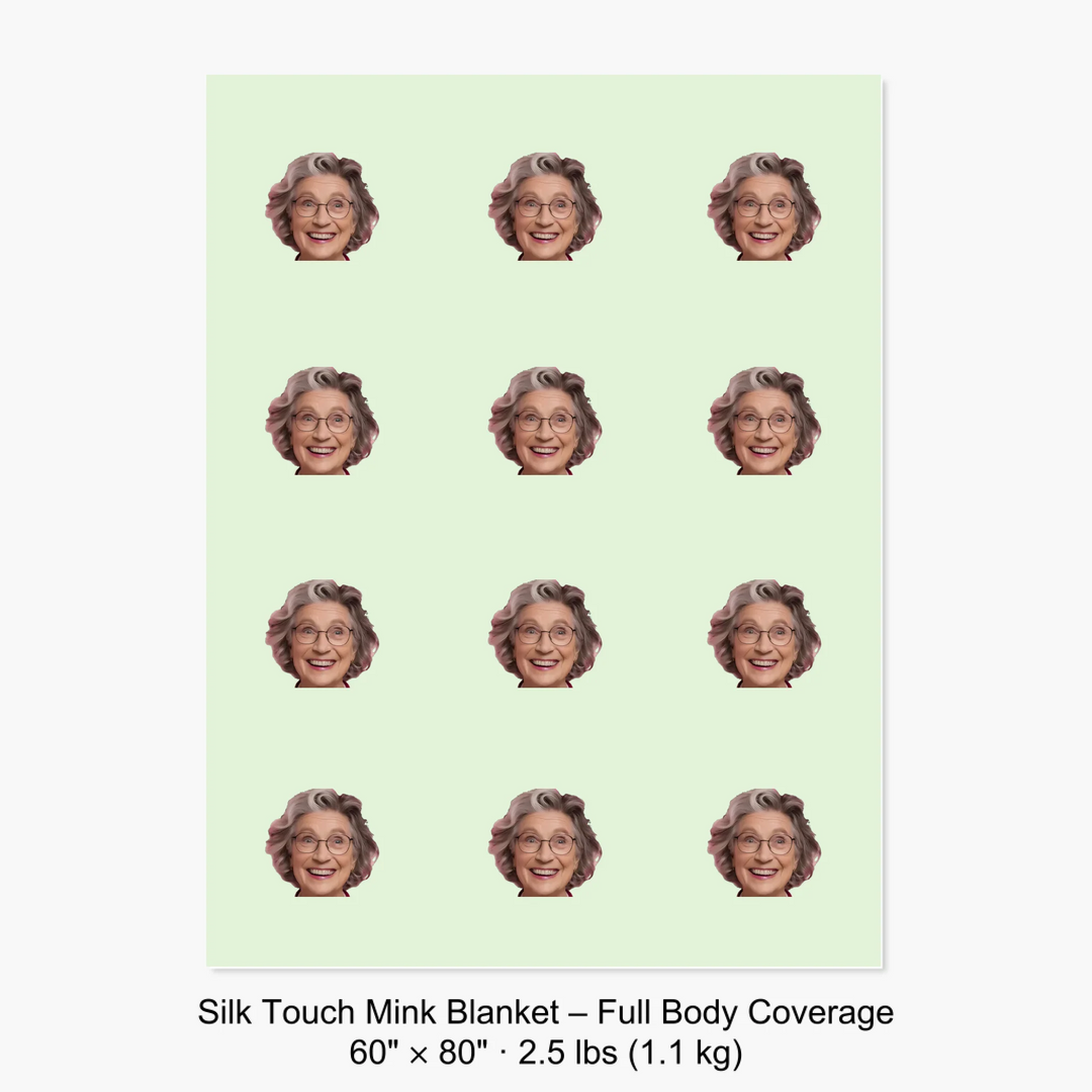 Silk Touch Mink Blanket – Full Body Coverage 60" × 80" · 2.5 lbs (1.1 kg) 