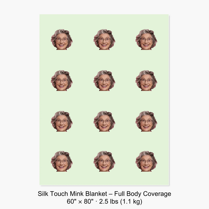Silk Touch Mink Blanket – Full Body Coverage 60" × 80" · 2.5 lbs (1.1 kg) 