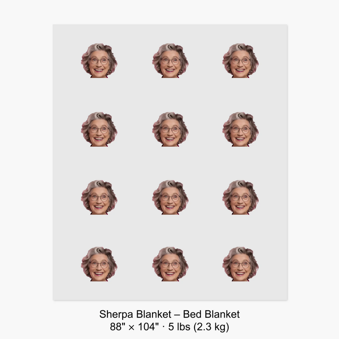 Sherpa Blanket – Bed Blanket 88" × 104" · 5 lbs (2.3 kg) 