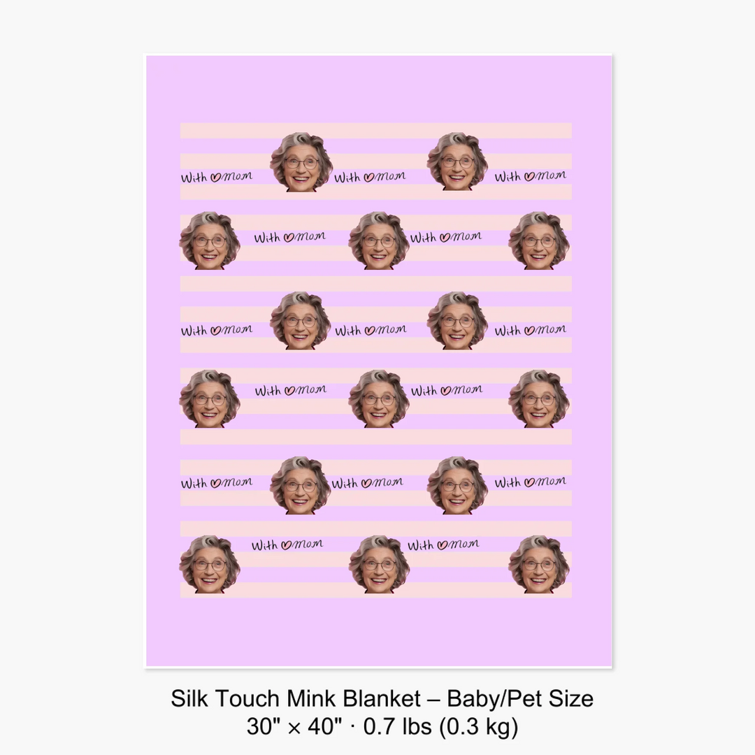 Silk Touch Mink Blanket – Baby:Pet Size 30" × 40" · 0.7 lbs (0.3 kg) 