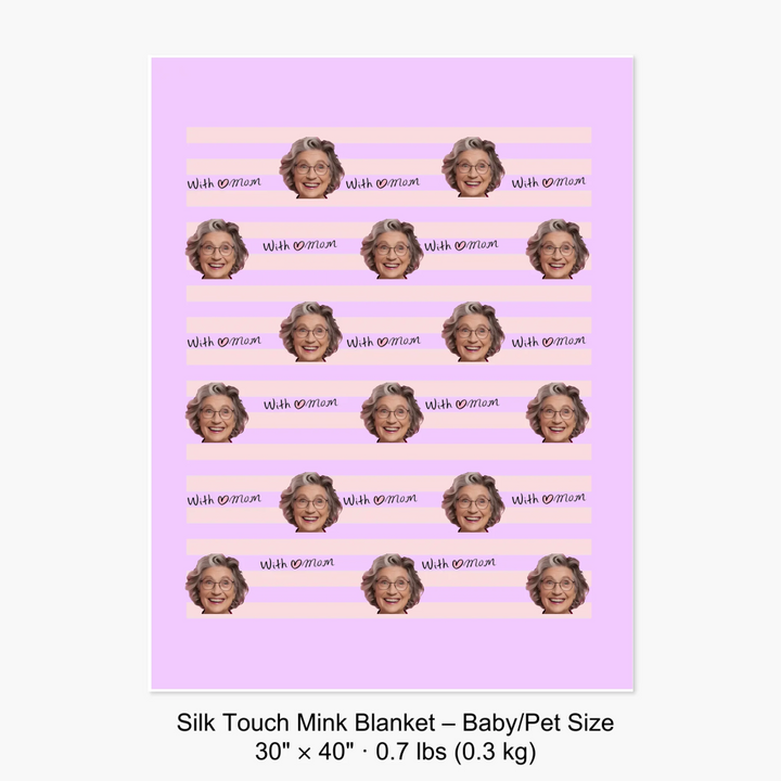 Silk Touch Mink Blanket – Baby:Pet Size 30" × 40" · 0.7 lbs (0.3 kg) 