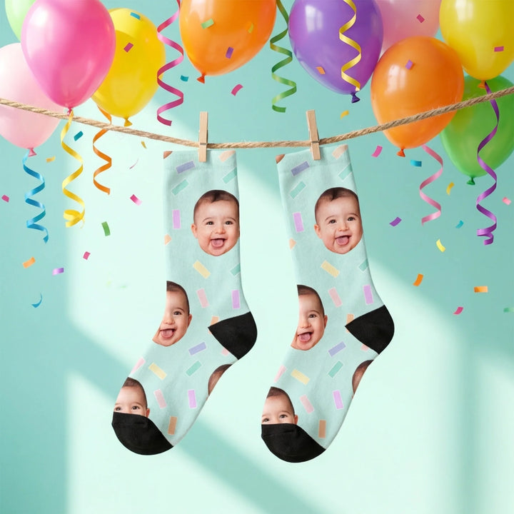 Custom Face Socks - Perfect Custom Gifts for Birthday