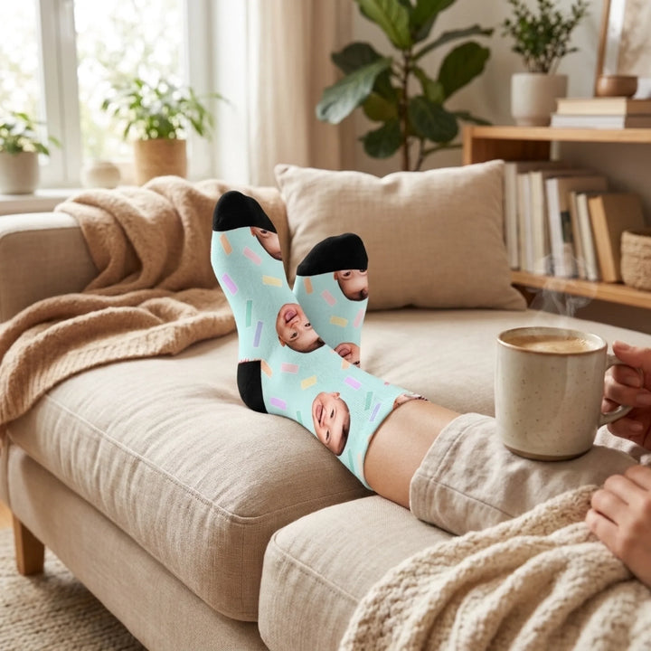 Custom Face Socks - Perfect Custom Gifts for Birthday