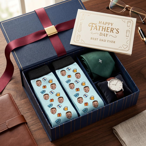 Custom Face Socks - Perfect Custom Gifts for Father's Day