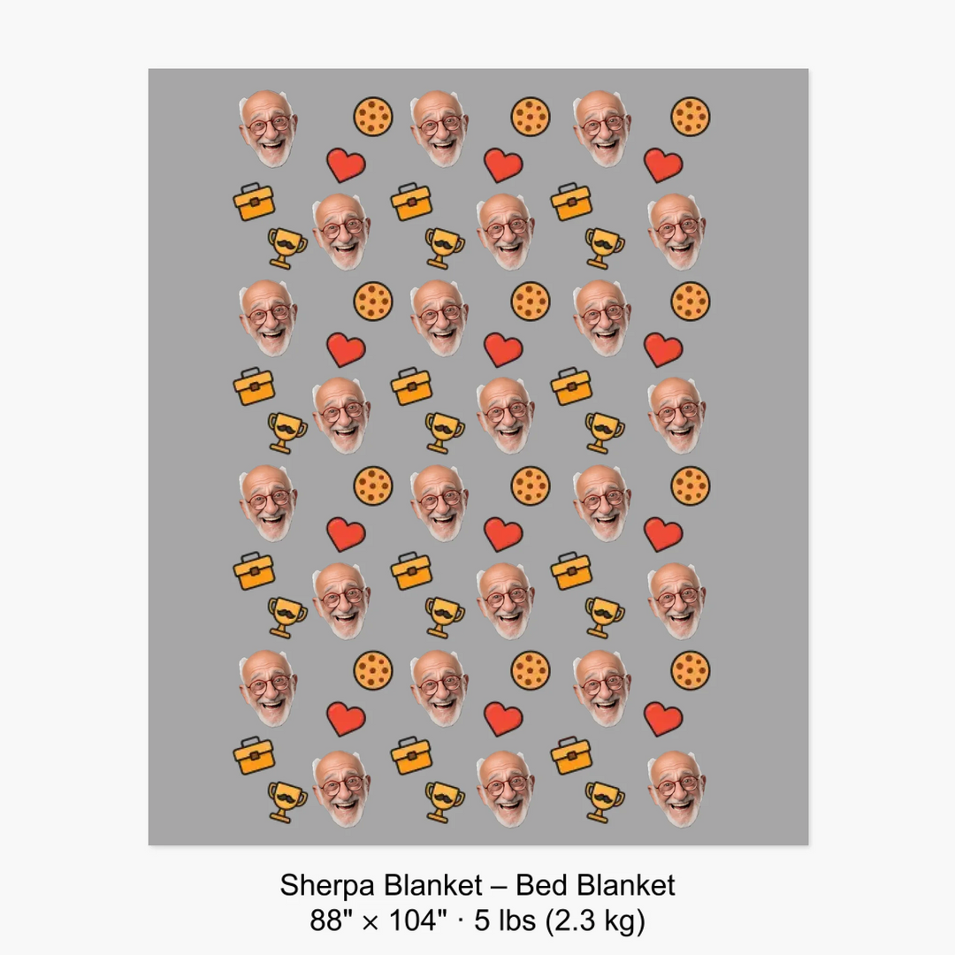 Sherpa Blanket – Bed Blanket 88" × 104" · 5 lbs (2.3 kg) 