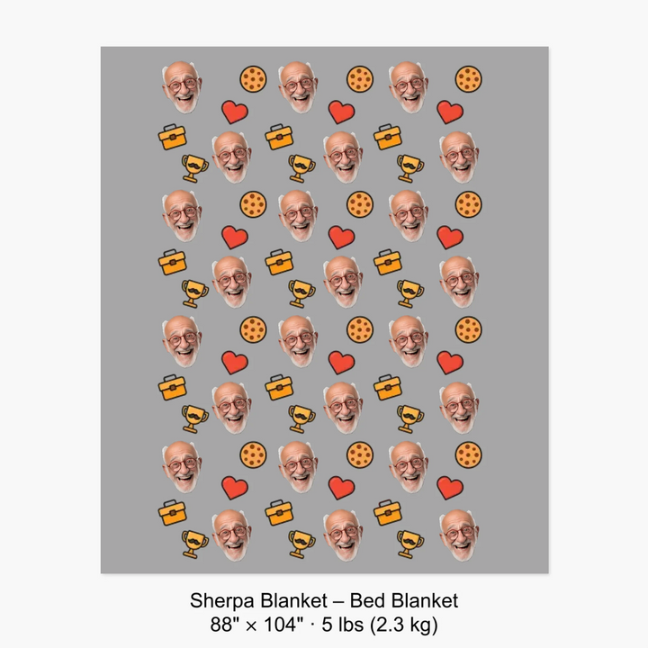 Sherpa Blanket – Bed Blanket 88" × 104" · 5 lbs (2.3 kg) 