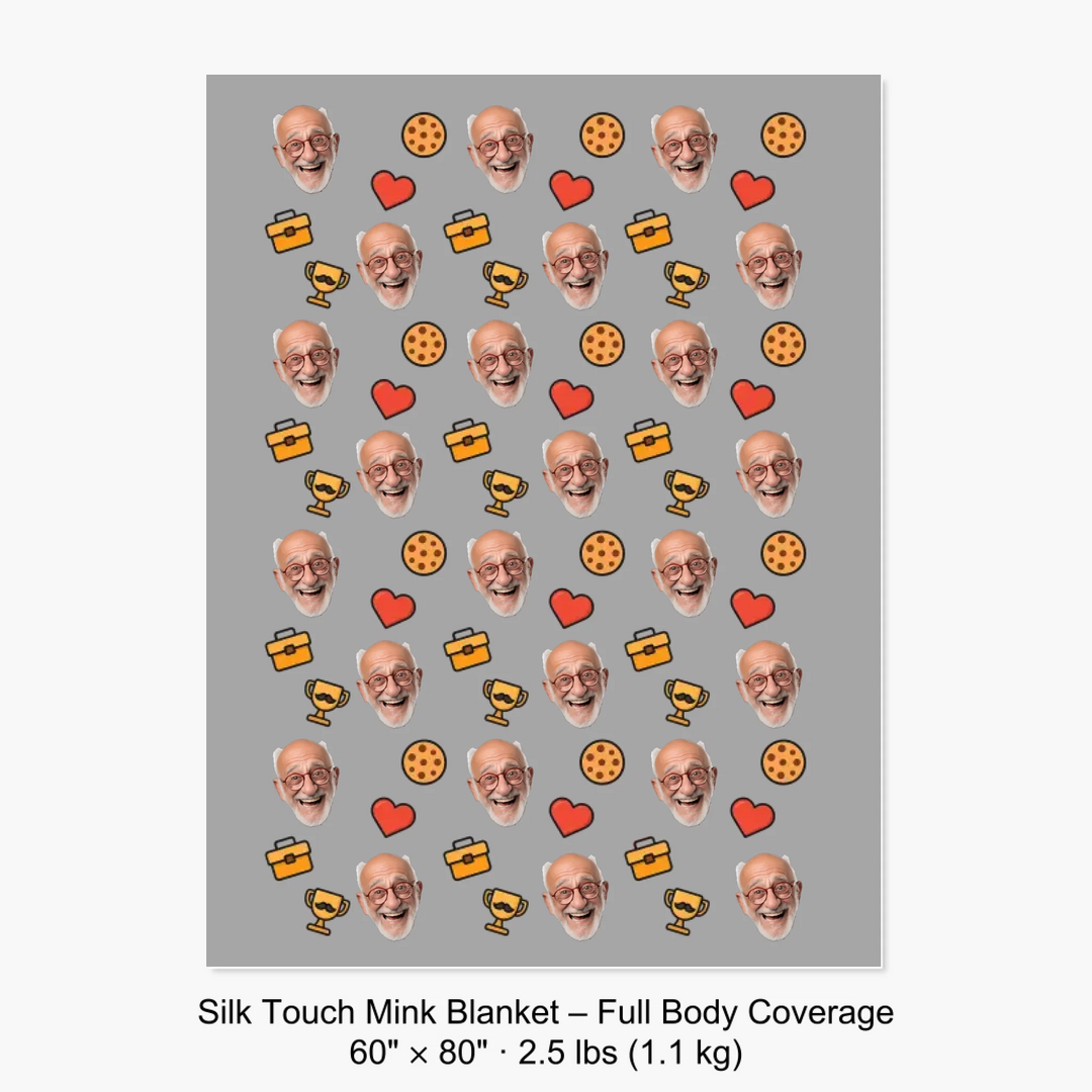 Silk Touch Mink Blanket – Full Body Coverage 60" × 80" · 2.5 lbs (1.1 kg) 