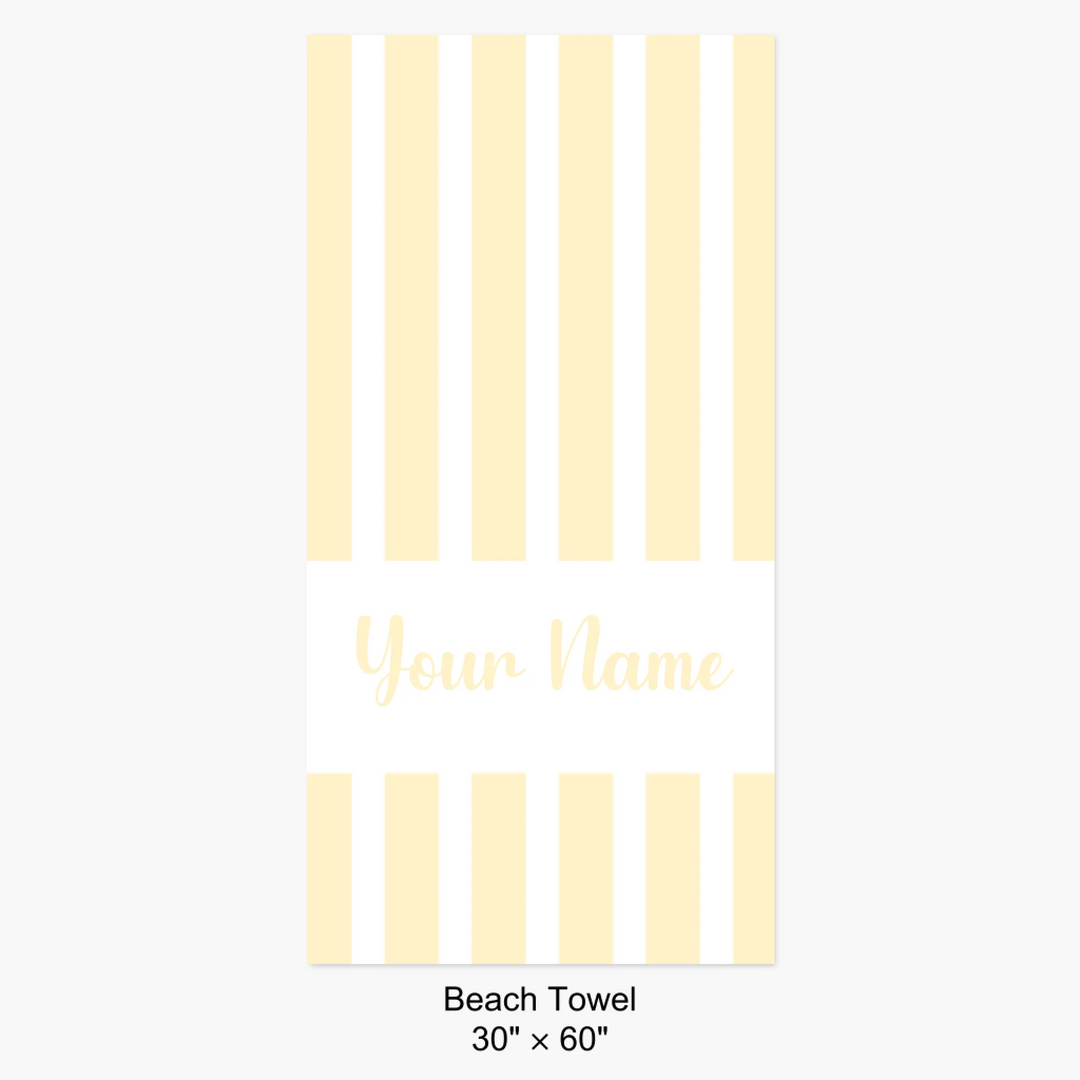 BEACH TOWEL mockup