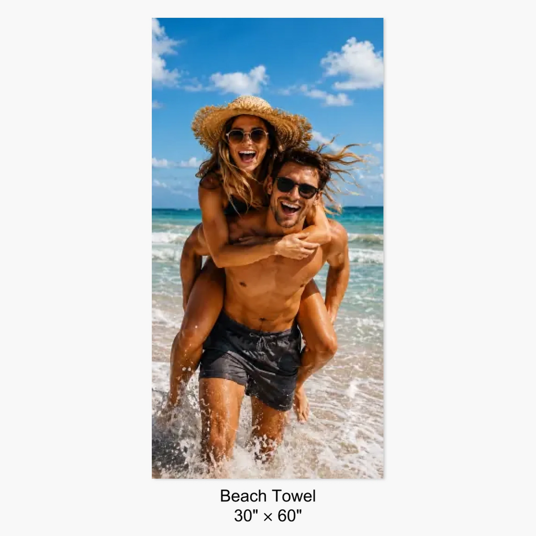 BEACH TOWEL mockup