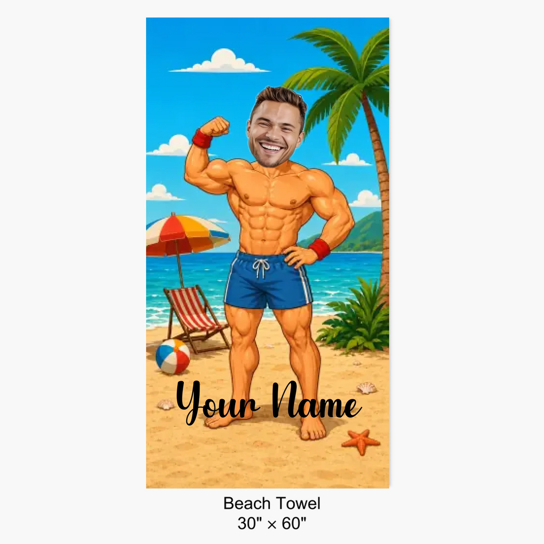 BEACH TOWEL mockup