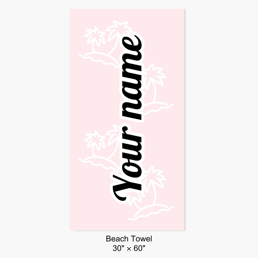 BEACH TOWEL mockup