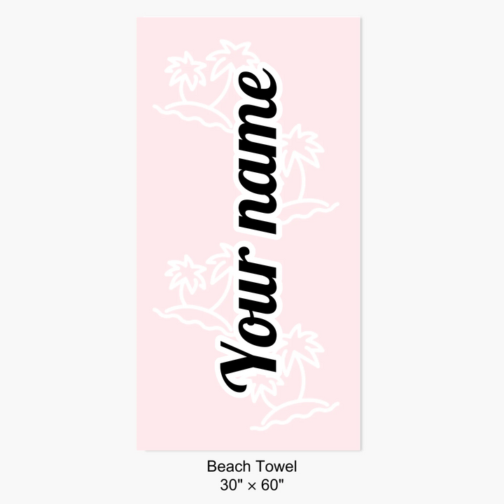 BEACH TOWEL mockup