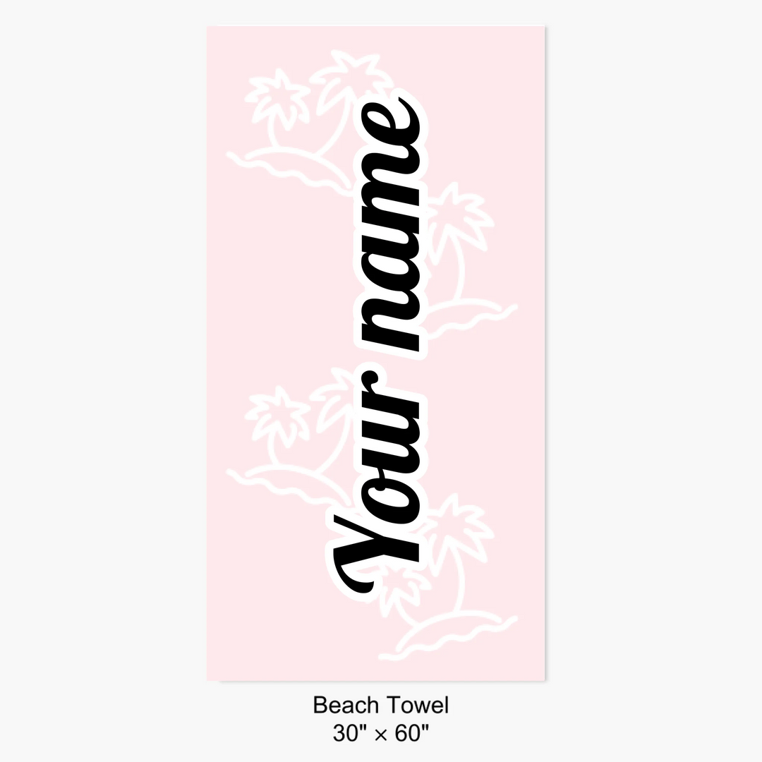 BEACH TOWEL mockup