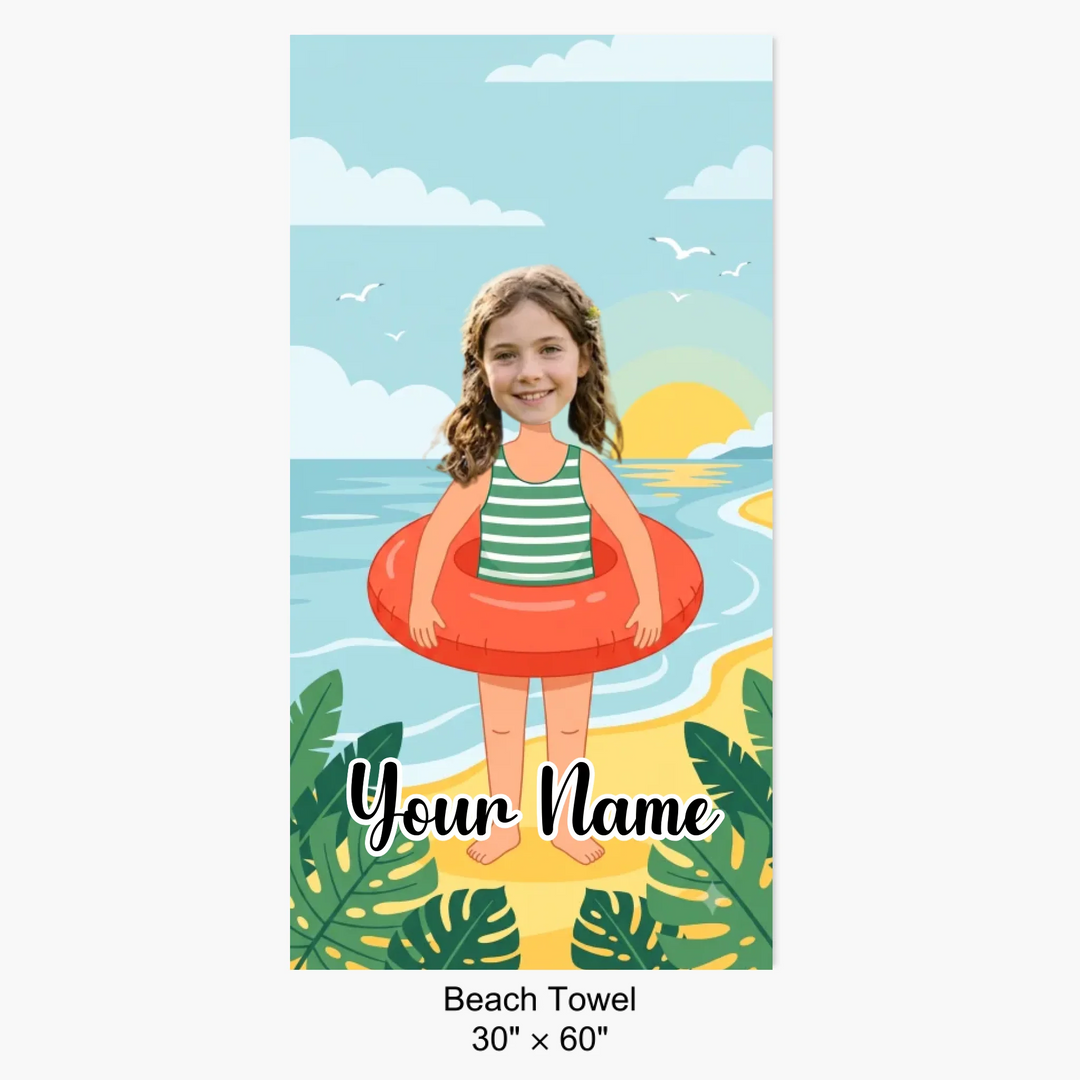 BEACH TOWEL mockup