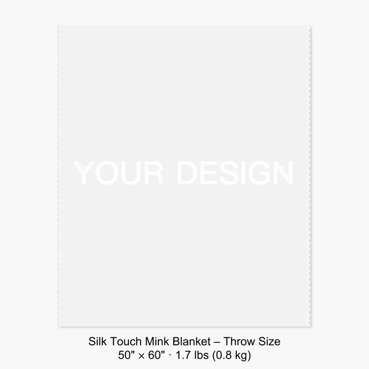 Silk Touch Mink Blanket – Throw Size 50" × 60" · 1.7 lbs (0.8 kg) 