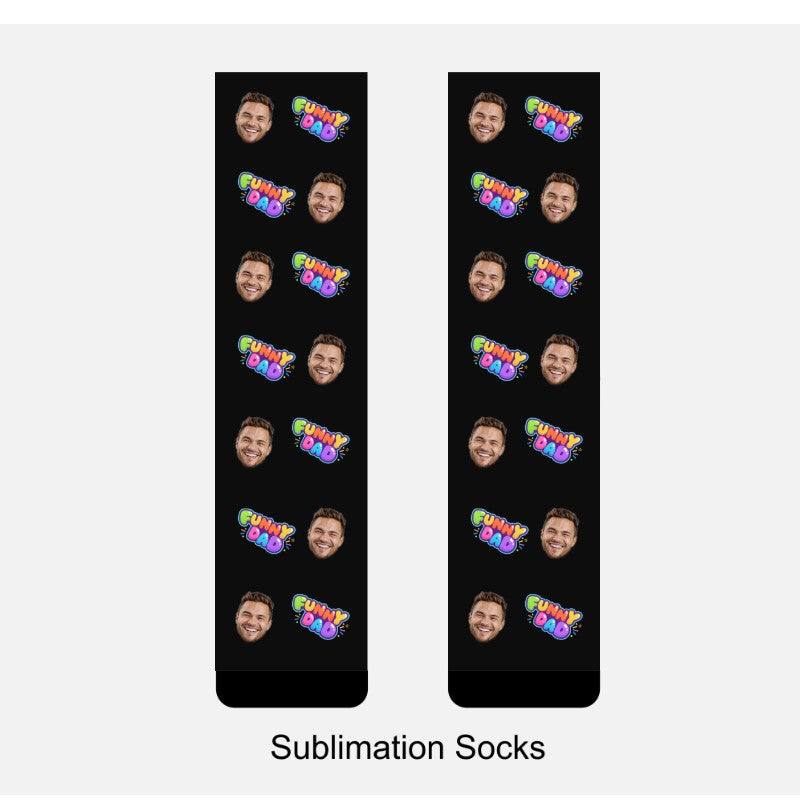 Custom Face Socks - Perfect Gift For Father's Day