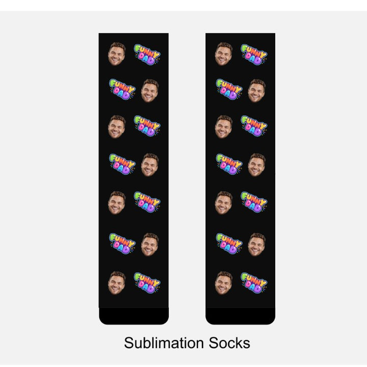 Custom Face Socks - Perfect Gift For Father's Day