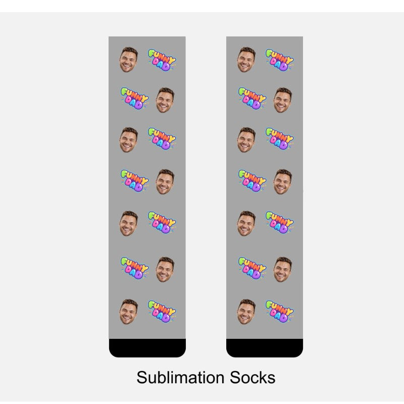 Custom Face Socks - Perfect Gift For Father's Day
