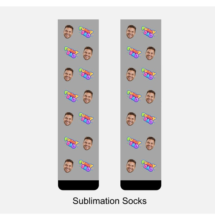 Custom Face Socks - Perfect Gift For Father's Day