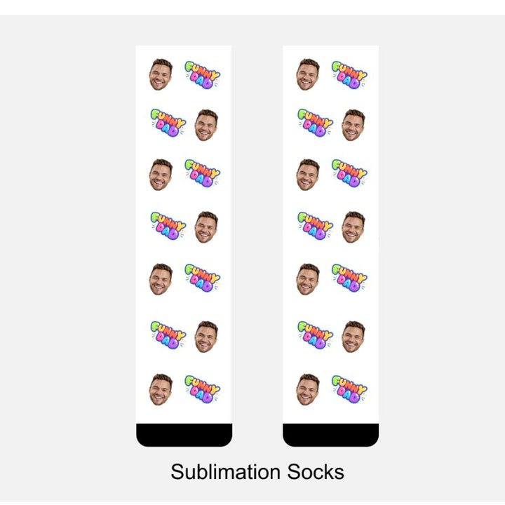 Custom Face Socks - Perfect Gift For Father's Day