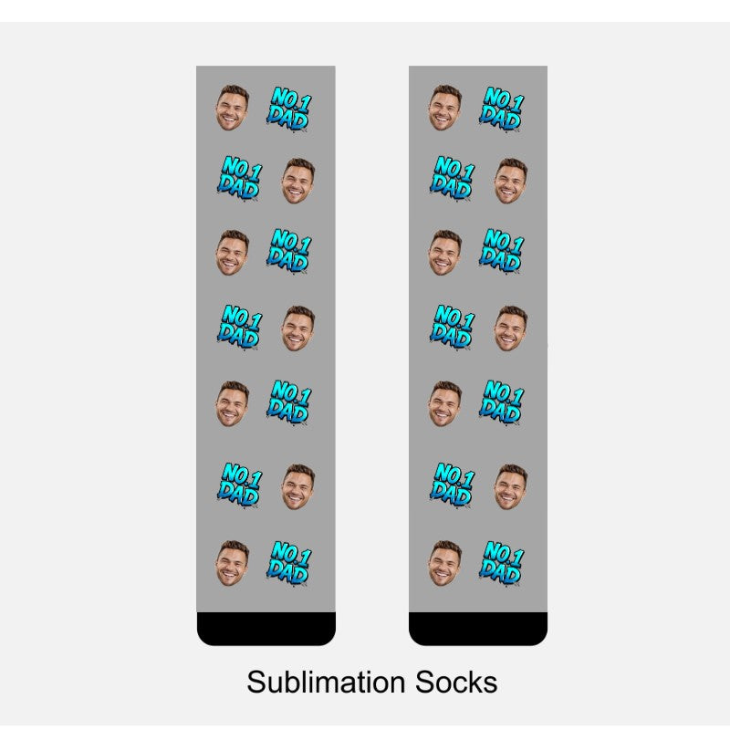 Custom Face Socks - Perfect Gift For Father's Day